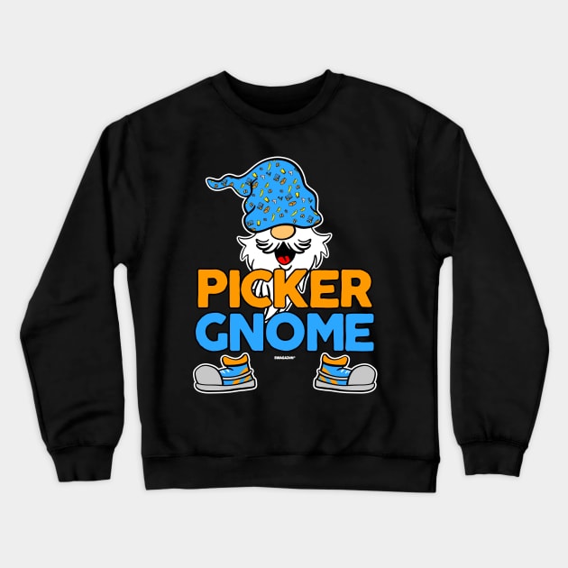 Christmas Peak Coworker Swagazon Associate Picker Gnome Crewneck Sweatshirt by Swagazon